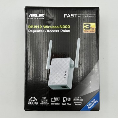 ASUS RP-N12 WLAN Repeater 300MBit/s 2.4GHz, 90IG01X0-BO2100,Einheitsgröße