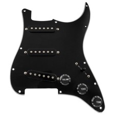 Musiclily SSS Pickup Precablato Battipenna Set per Chitarra Fender Squier Strat
