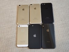 Lot of 6 Apple iPhones For PARTS OR REPAIR - iPhone 7, XS, SE 2, 5S, READ 