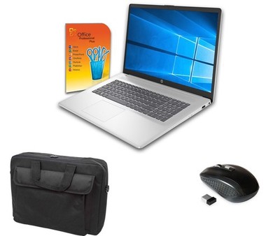 HP Laptop 17,3'' , Intel i5 /BIS 32GB,  2TB SSD, WIN11+MS 2024/Tasche+Maus/silber