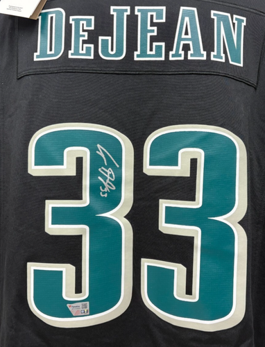 Cooper DeJean Signed Nike Authentic Eagles Black SB LIX Jersey (L) PSA 029 - Picture 2 of 7