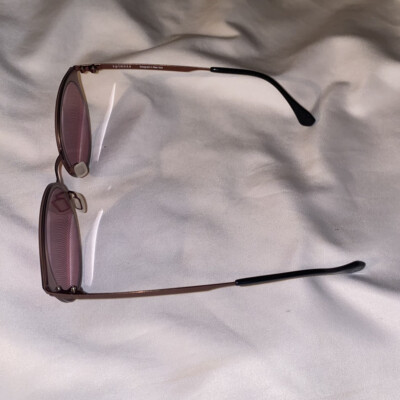 Spinoza Sunglasses IVY Pale Pink frame Mirror Rose Gold lens  display picture 1