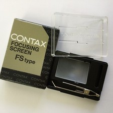 Contax Focusing Screen FS-5 type for RTS Full matte with English instructions