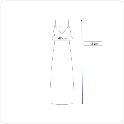 Barkins Maxi Dress ~ Size 12 Women's ~ Adjustable Spaghetti Straps, Lined - Picture 2 of 9