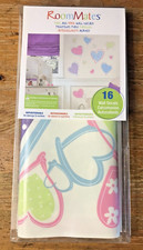 Pastel Hearts Peel and Stick Wall Decals New Stickers Set Bedroom Child Decor