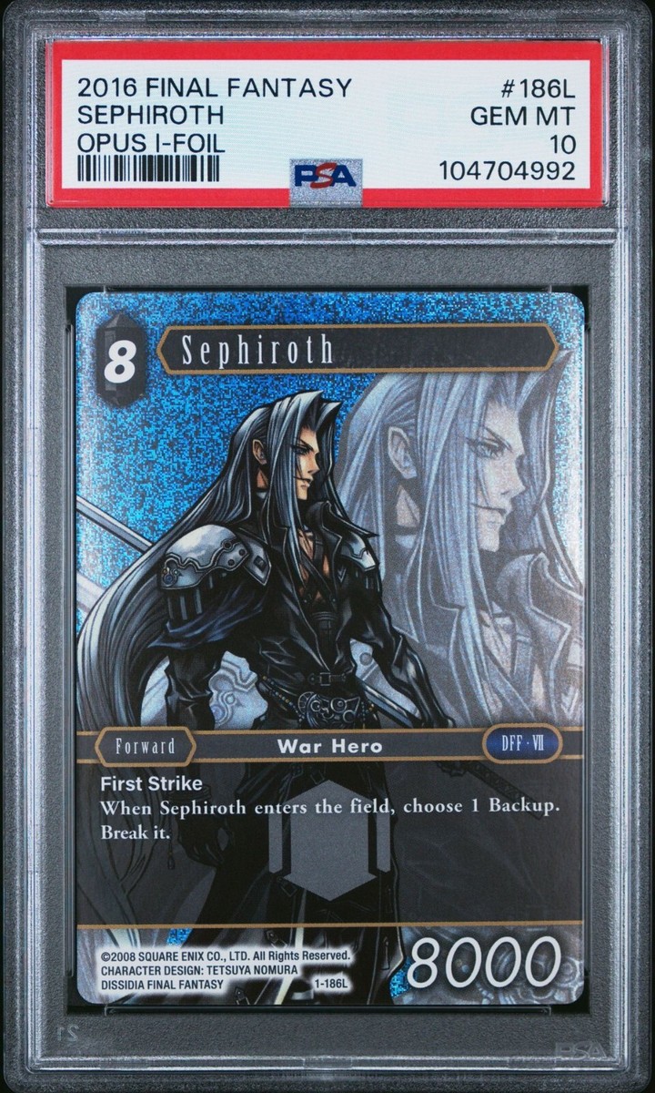 FFTCG 英語版 セフィロス プレミアム 1-186L Opus.1 Final Fantasy TCG