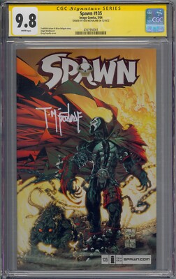 SPAWN #135 CGC 9.8 SS SIGNED TODD MCFARLANE 0001