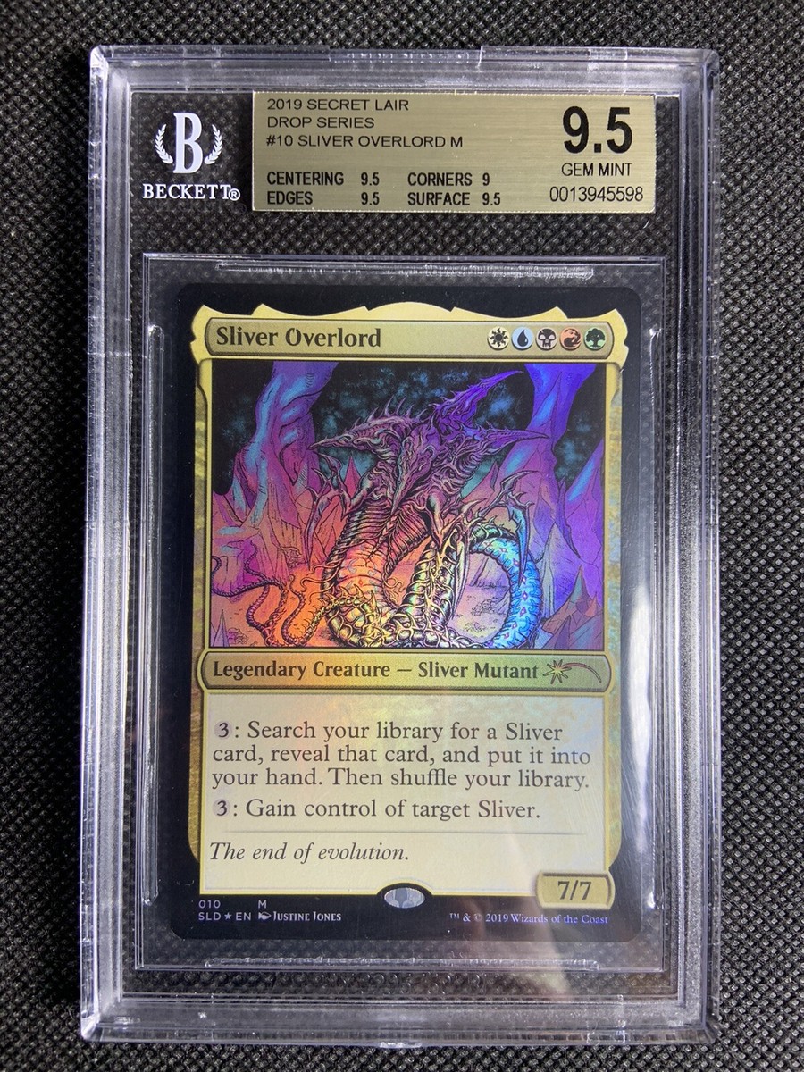 2019 MTG Magic The Gathering Sliver Overlord SLD Foil M BGS 9.5