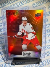 2021-22 Upper Deck Allure Red Orange Martin Necas Carolina Hurricanes #R-79