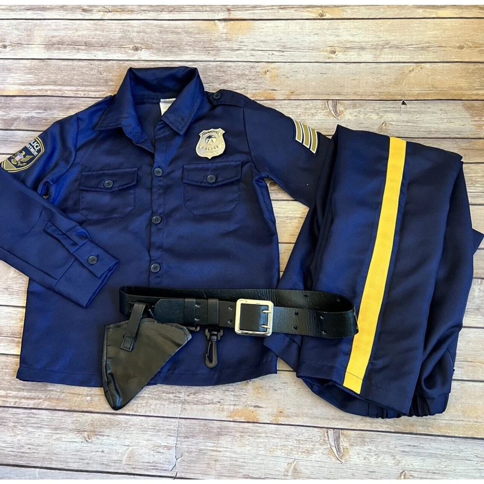 Disfraz de oficial de paz de policía - niño talla mediana Foto 2 de 4