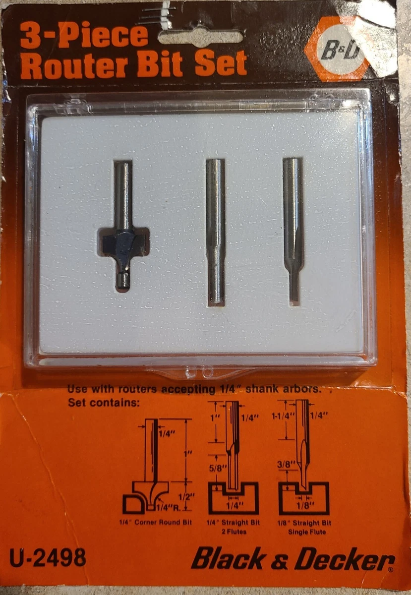 Black & decker router bits deals