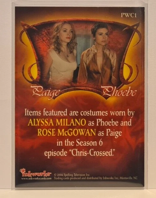 Charmed Connections 2004 Costume Wardrobe PWC1 Alyssa Milano & Rose McGowan (b) - Image 2 of 2
