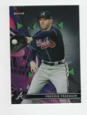 2021 TOPPS FINEST BASEBALL FREDDIE FREEMAN ATLANTA BRAVES #8