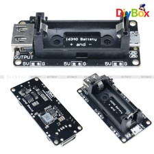 Raspberry Pi 16340 lithium Battery Micro USB Mobile Power Battery Shield Holder