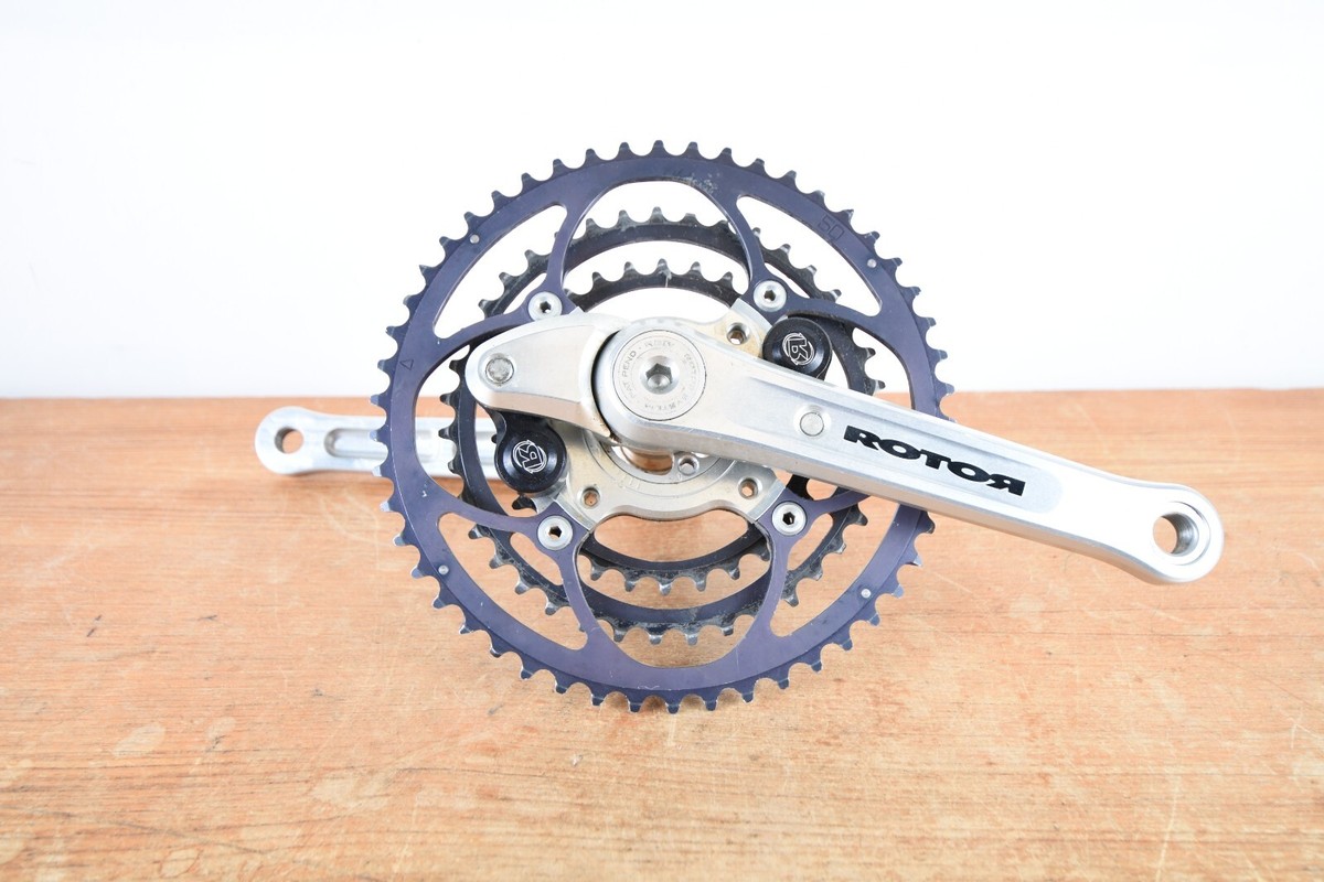 Rare Rotor Crankset RS4 1V Bottom Bracket 172.5mm Triple Rare Rotor Crankset RS4 1V Bottom Bracket 172.5mm Triple