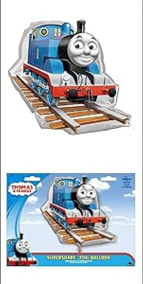 FOIL BALLOON THOMAS THE TANK ENGINE HAPPY BIRTHDAY 76CM X 51 CM - image 2 of 2