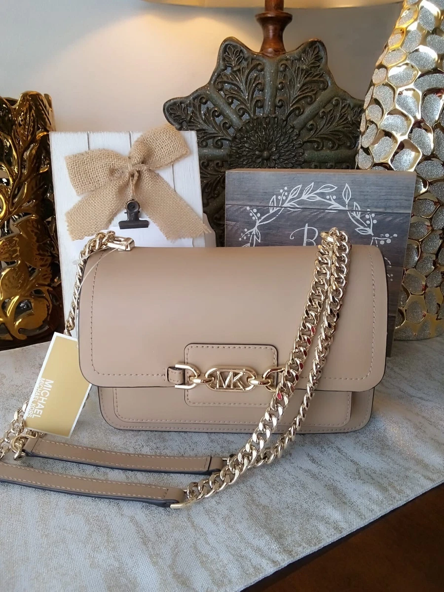 michael kors pink bag with gold chain