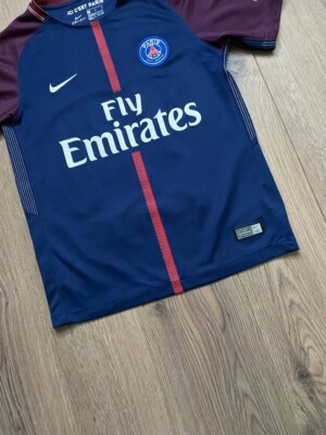 Nike PSG Neymar JR Home 17/18 Jersey Kid's Size M | eBay