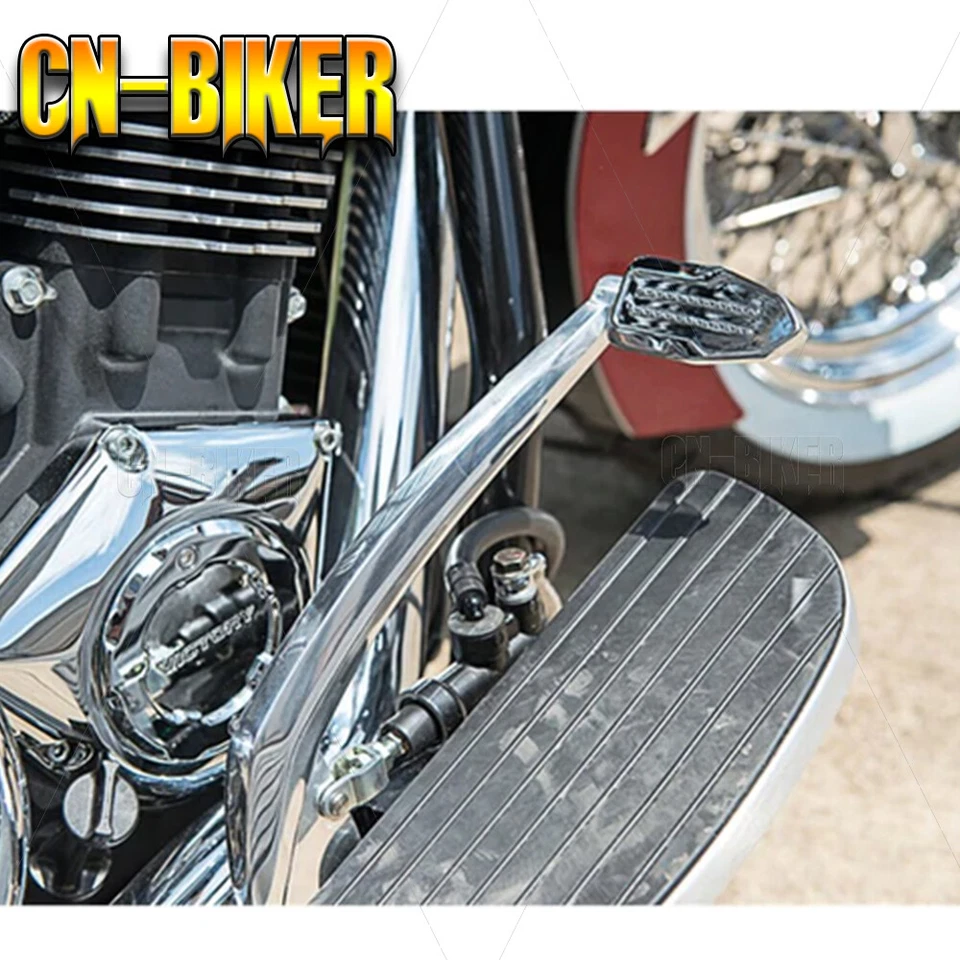 Palanca de cambios cromada en el talón para Victory Vision Cross Country Roads bola dura Kingpin Foto 3 de 4