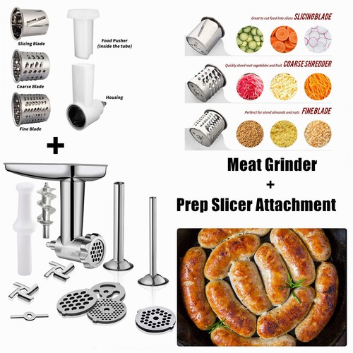 For KitchenAid Mixer Meat Grinder Sausage Juicer Slicer Attachment - Picture 21 of 22