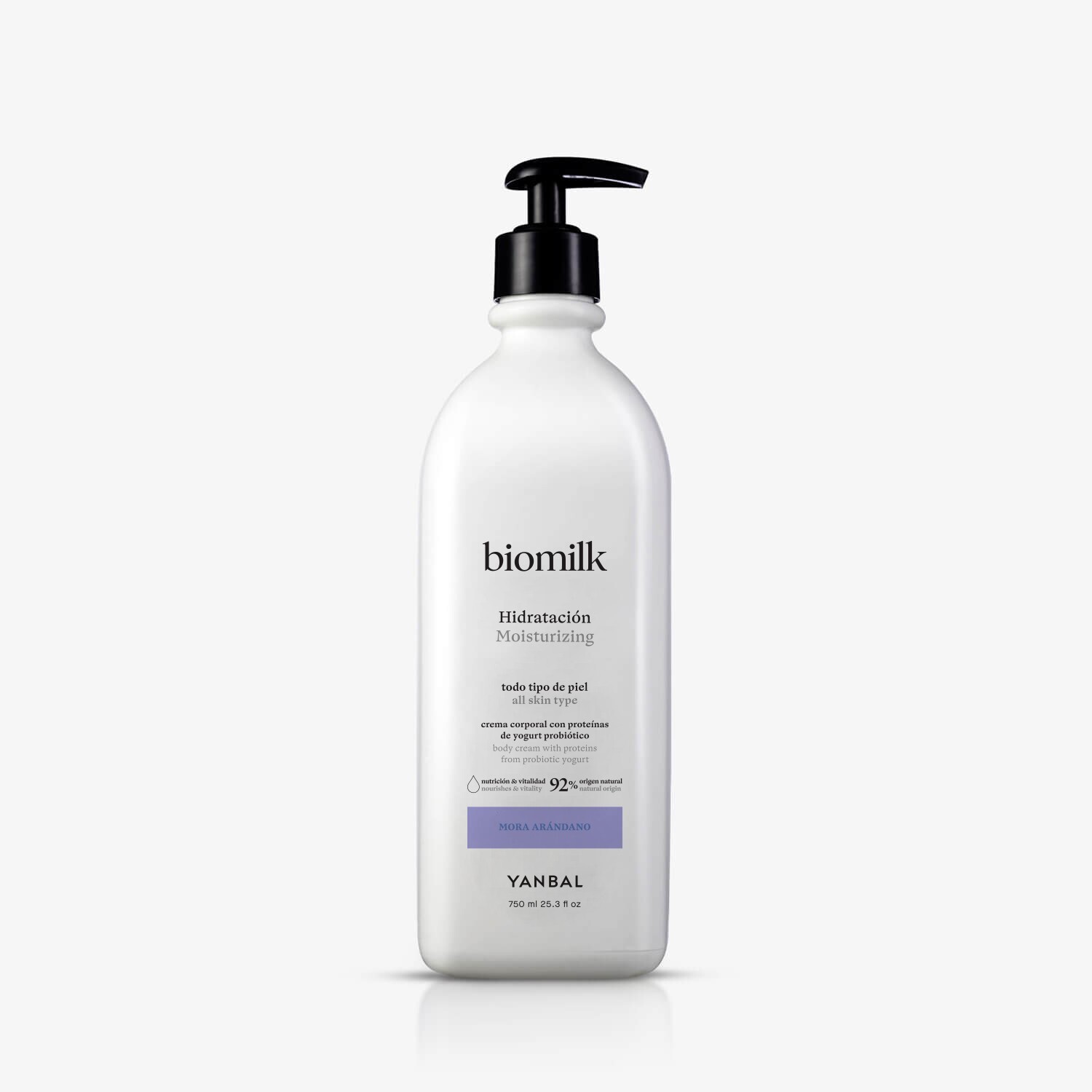 CREMA CORPORAL | YANBAL ▷ BIOMILK - MORA ARÁNDANO - 750ML