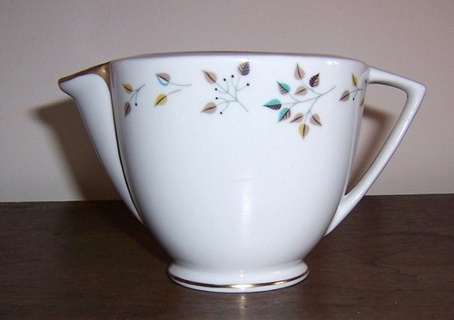 Creamer - Cream Pitcher  - Princess China TRU-TONE RIVIERA Pattern USA - Picture 1 of 3