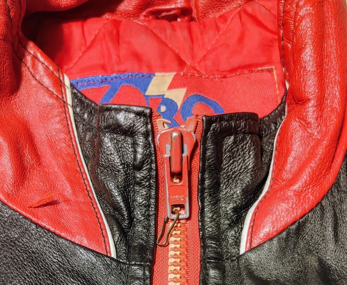 VTG Pro Player NHL Leather Jacket Detroit Red Wings Western