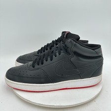 Nike Court Vision Mid Top Bred Men Size 13 CD5466-005 Black Training Shoes