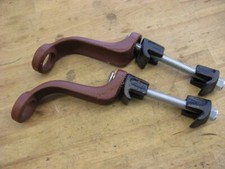 2 Vintage Dietz Cast Iron Light Brackets
