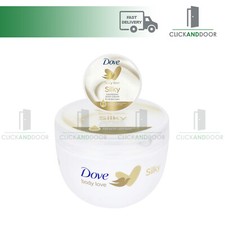 Dove Body Love Silky Body Cream Pot for all skin types 300ml select pot qty