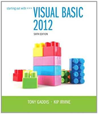 Starting Out with Visual Basic 2012 Compact Disc Tony, Irvine, Ki
