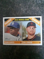 2015 Topps Rookie Stars Frank Garces Erik Cordier RC Card# 27