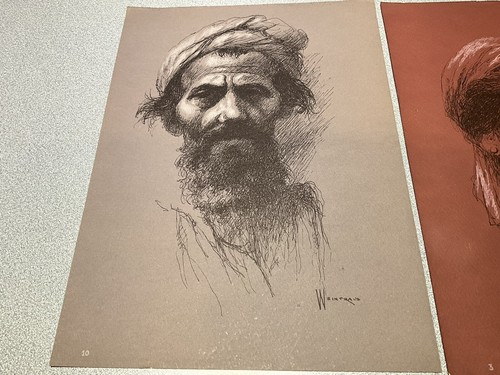 William Weintraub American Israeli Artist 2 Lithograph Print UNFRAMED 13.2X9.5 - Picture 2 of 5