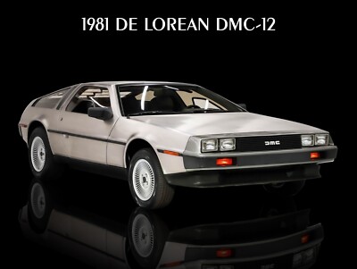1981 DeLorean DMC-12 Automobile NEW METAL SIGN: Original Look in Stainless Steel