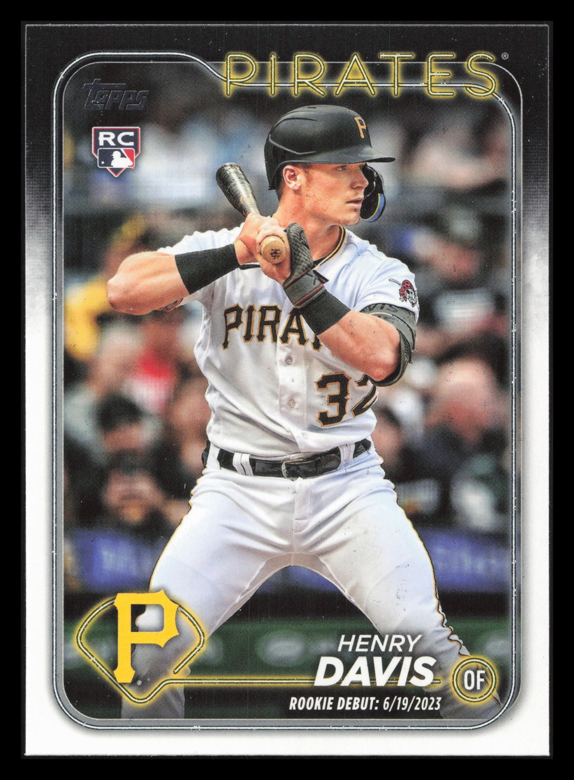 Henry Davis RC Debut 2024 Topps Update US162 Pittsburgh Pirates