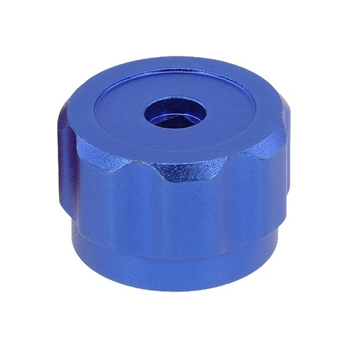 Manija de Rueda Redonda Manijas de Grifo Colector Medidores Perilla Aluminio-Aleación, Rojo/Azul - Imagen 17 de 24
