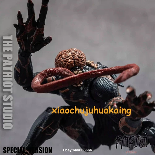 The Patriot Studio 1/12 Resident Evil Black Evolver Licker Action Figure Toy 6" - Picture 10 of 18