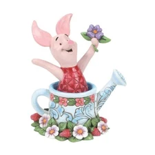 Jim Shore Disney Traditions Piglet In Watering Can Figurine 6014320