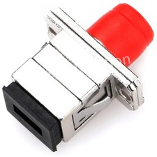 6Pcs SC-FC UPC Fiber Flange Coupler Fiber Optical Adapter Connector FC to SC