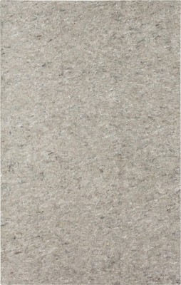 4' x 6' Non Slip Rug Pad Gripper 3/8 Thick Dual Surface Felt + Rubber Gripper...