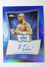 2025 Topps Chrome WWE Giovanni Vinci Blue Brand Autographs Blue Refractor /150