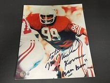 Steve McMichael Texas Longhorns Chicago Bears Autographed Signed 8x10 Beckett