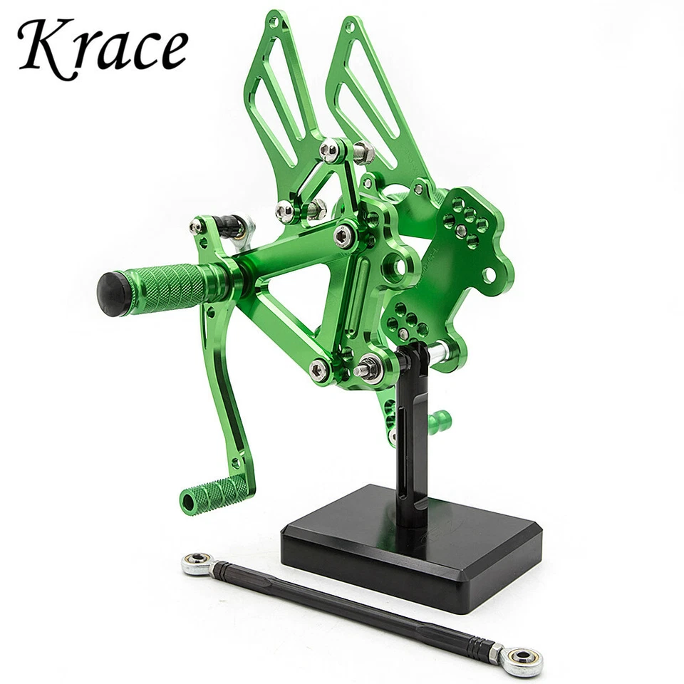 For Kawasaki ZZR600 2005 2006 2007 2008 CNC Rearset Footrest Footpegs Rear Set - Image 3 of 4