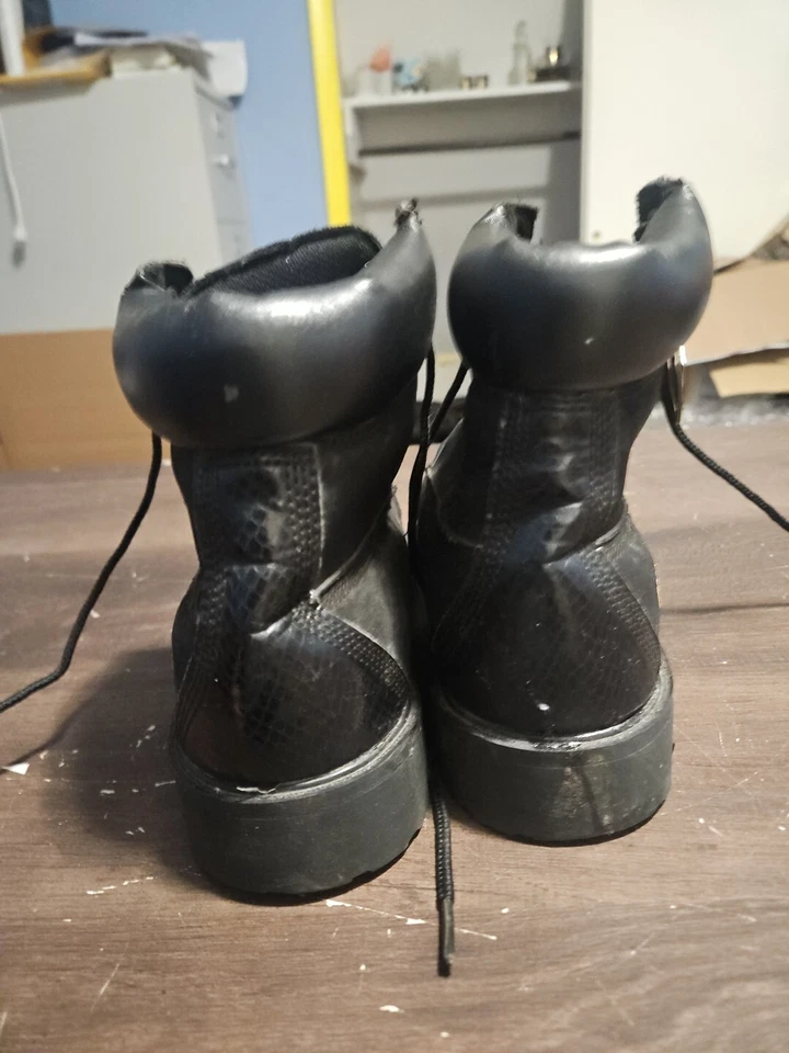 Botines negros vintage Baby Phat Indie Grunge Streetwear/hombres talla 7,5 Foto 2 de 4