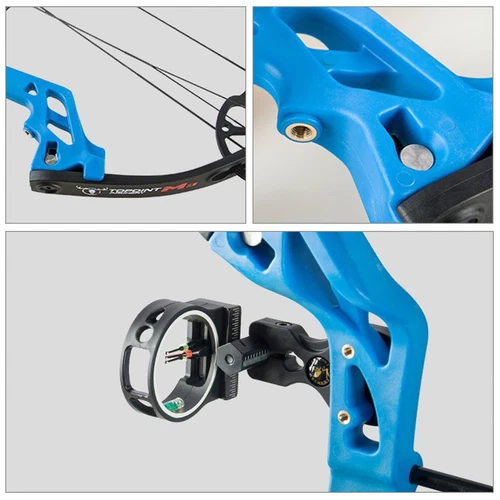 Junior 10-30LBS Compound Bow and Arrows Set Archery Target Right Hand Youth Kids - Picture 11 of 26