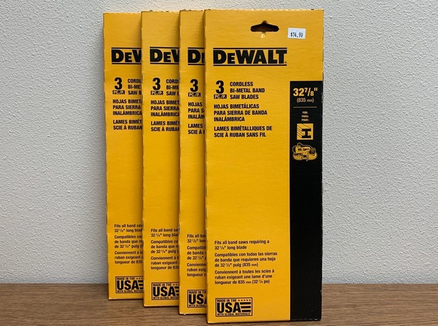 DEWALT DW3982C 14 TPI Portable Band Saw Blade, 3-Pack for sale online