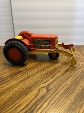 Vintage 1950s Made In USA Louis Marx & Co Tin Litho Farm Tractor Plow