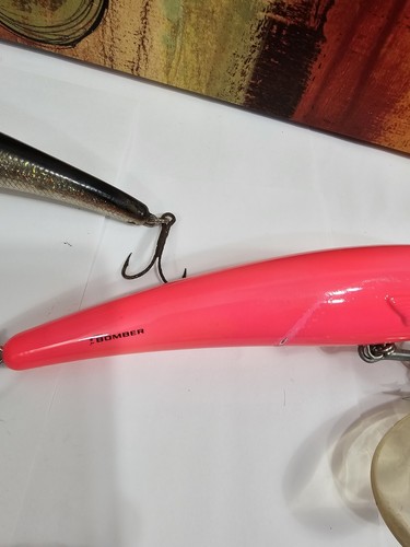 (8) Lot of Megabait Mann's, Bomber, Rapala, Storm Magnum Size Trolling Lures - Picture 9 of 14