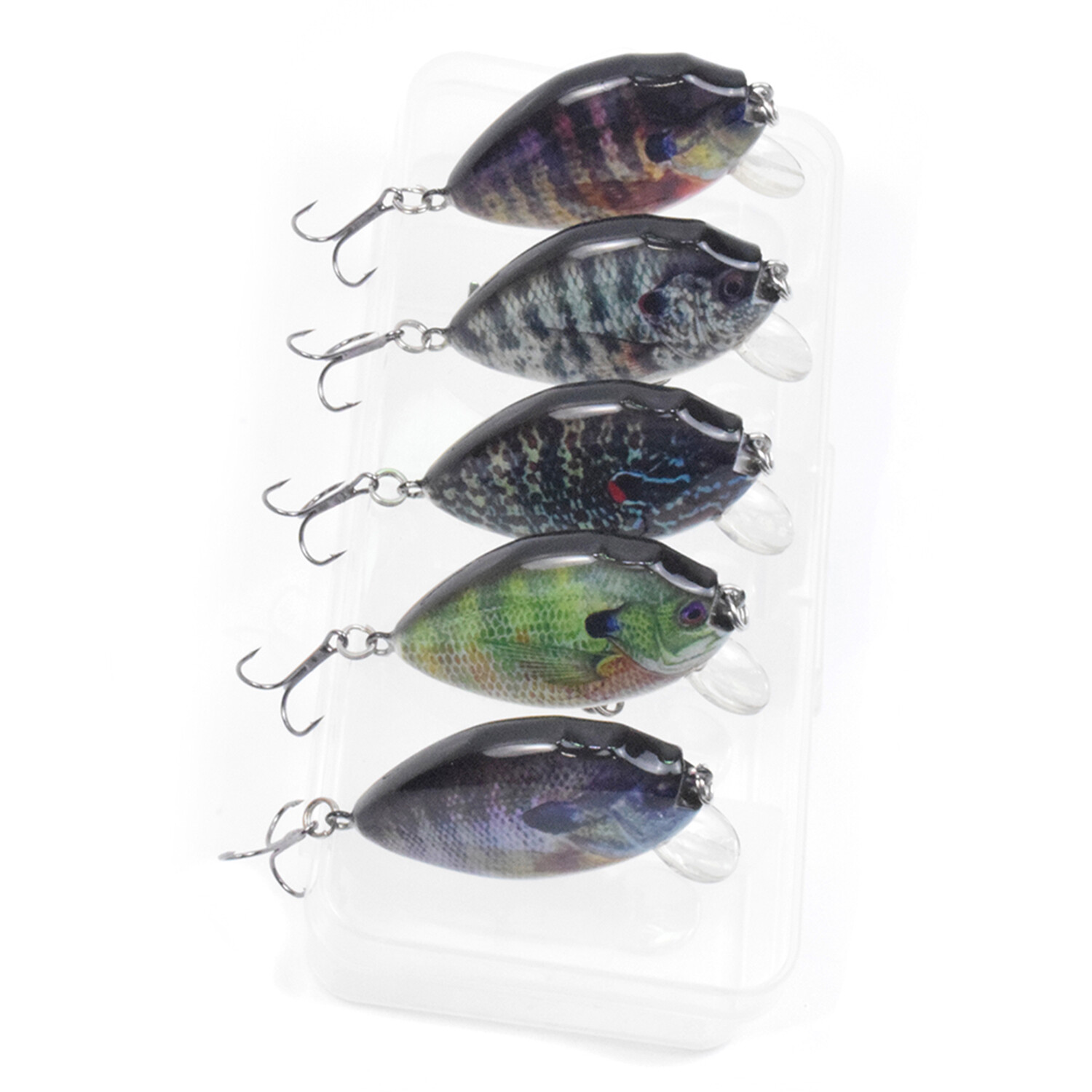 Lixada 6cm 15g 5PCS Fishing Lures + Barbed Treble Hooks Fishing Accessories - Image 5
