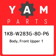 1KB-W283G-80-P6 Yamaha Body, front upper 1 1KBW283G80P6, New Genuine OEM Part